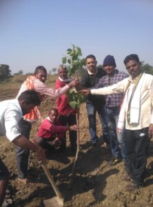 गीता सेवा संस्थान के संस्थापक अभय साहू जी द्वारा गौशाला में पौधे का रोपण किया गया जिससे आने वाले समय मे गौशाला की गायों को पेड़ की छाया मिल सके संस्था के द्वारा कल रोड़ एक्सीडेंट में घायल एक गाय को गौशाला में लाकर उसका इलाज भी किया जा रहा है