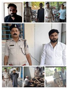 ● जिला बलौदाबाजार-भाटापारा पुलिस द्वारा भाटापारा शहर, ग्रामीण एवं सिमगा क्षेत्र अंतर्गत कबाडी दुकानों में चलाया गया आकस्मिक चेकिंग अभियान ● संपूर्ण चेकिंग अभियान में 07 कबाडी संचालकों के विरुद्ध कार्यवाही कर कुल ₹3,45,100 कीमत मूल्य का कबाड़ सामान किया गया जप्त ● आरोपी कबाड़ संचालकों के विरुद्ध धारा 41(1+4) जा.फौ एवं 379 भादवि के तहत प्रकरण पंजीबद्ध कर, की जा रही है वैधानिक कार्यवाही आरोपी कबाड़ संचालकों के नाम 01. मो. जावेद पिता सलीम मुसलमान उम्र 34 साल निवासी सदर वार्ड भाटापारा थाना भाटापारा शहर 02. मो.रफिक पिता हाजी रजक मुसलमान उम्र 53 साल निवासी सदर वार्ड भाटापारा थाना भाटापारा शहर 03. तौफिस अलि पिता अनवर अली उम्र 34 साल निवासी संत रविदास वार्ड भाटापारा थाना भाटापारा शहर 04. हरिश कुमार पिता राम कुमार बंजारे उम्र 30 साल निवासी शक्ति वार्ड भाटापारा थाना भाटापारा शहर 05. हरिराम पिता रिखदेव यादव उम्र 60 वर्ष निवासी नाका नंबर एक के पास स्थाई पता ग्राम भितरी पोस्ट मेमोनी थाना कप्तान गंज जिला आजमगढ़ ग्राम पेंड्री का कबाडी संचालक 06. रामकुमार पिता सुखेलाल बंजारे उम्र 60 वर्ष निवासी शक्ति वार्ड भाटापारा ग्राम तरेंगा का कबाडी संचालक 07. मोहम्मद कदीम शेख पिता मोहम्मद हनीफ उम्र 30 वर्ष निवासी आजाद चौक सिमगा थाना सिमगा