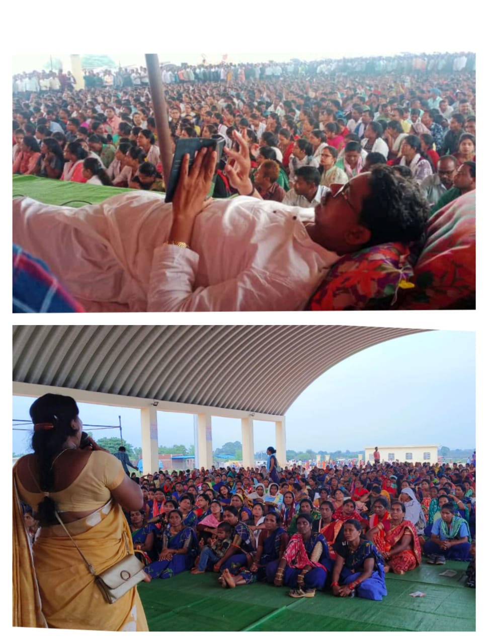 नियमितिकरण सत्याग्रह उपवास आंदोलन का 14वें दिन पूर्ण दिनेश शर्मा के स्वच्छता दीदी का मिला समर्थन